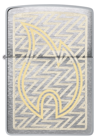 Зажигалка ZIPPO с покрытием Brushed Chrome 48789