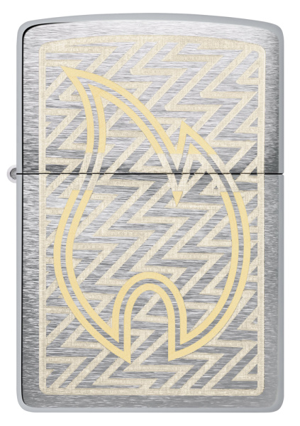 Зажигалка ZIPPO с покрытием Brushed Chrome 48789