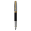 Перьевая ручка Parker Sonnet Premium F537 - Metal Black GT