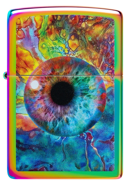 Зажигалка ZIPPO Spacey Eye с покрытием Multi Color 46431