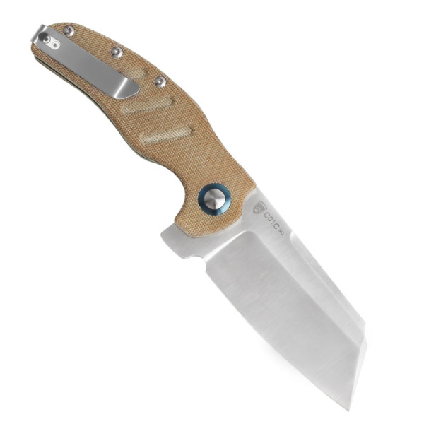 Складной нож Kizer Sheepdog C01c XL, коричневый