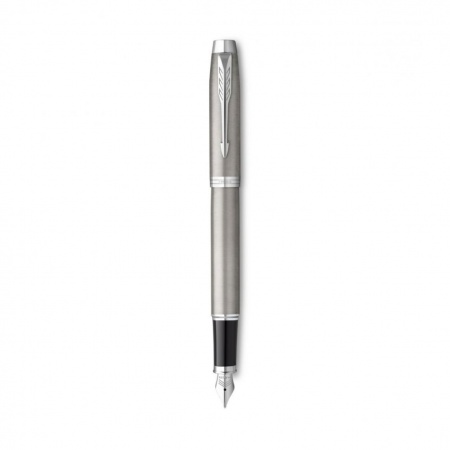 Ручка перьевая Parker IM Essential F319, Brushed Metal CT