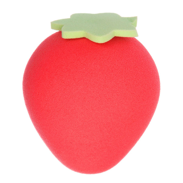 Спонж Dewal Beauty для нанесения макияжа (клубника) 68318-2