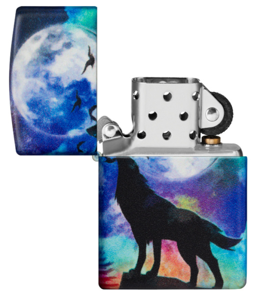 Зажигалка ZIPPO Wolf Design с покрытием 540 Matte 49683