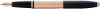 Перьевая ручка Cross Calais Brushed Rose Gold Plate and Black Lacquer AT0116-27FF