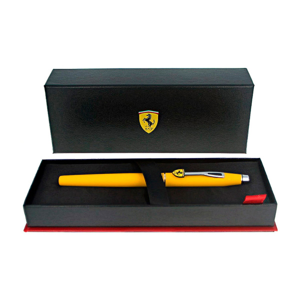 Ручка-роллер Cross Selectip Classic Century - Ferrari Matte Modena Yellow Lacquer/Chrome