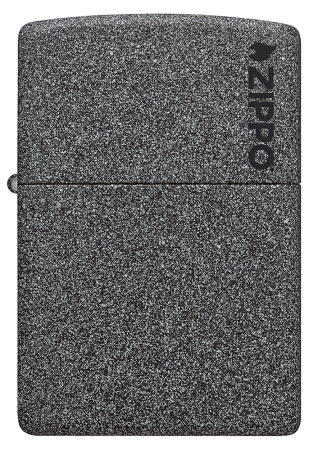 Зажигалка ZIPPO Logo с покрытием Iron Stone™ 211ZL