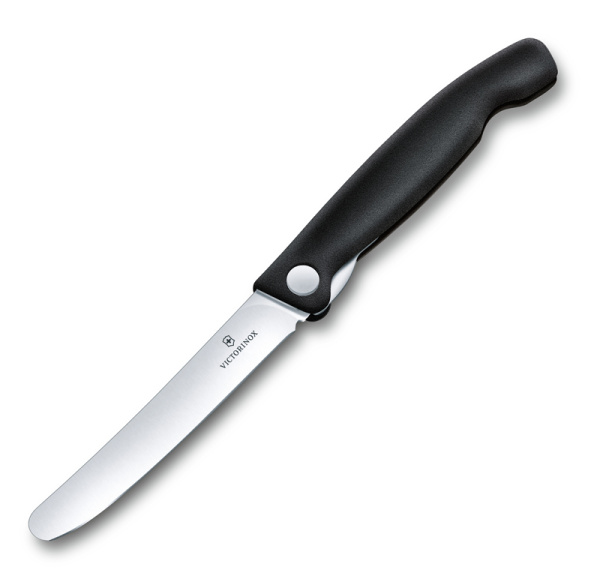 Нож складной для овощей Swiss Classic 11 см (black) VICTORINOX