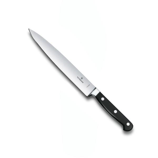 Нож Victorinox универсальный, кованый, лезвие 20 см узкое, черный