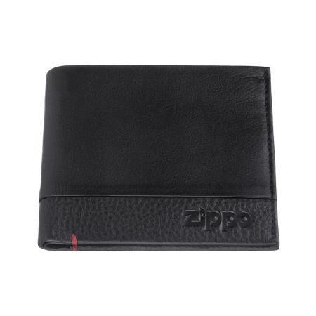 Портмоне Zippo с защитой от сканирования RFID, чёрное