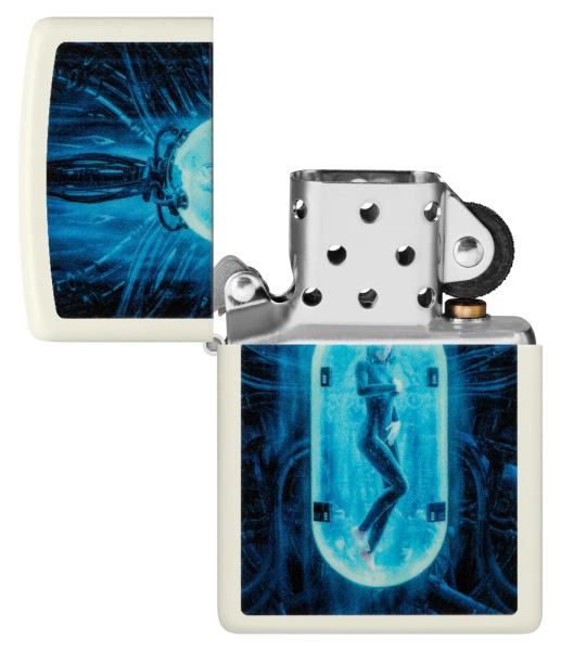 Зажигалка ZIPPO Woman in Tube с покрытием Glow In The Dark Green 48520