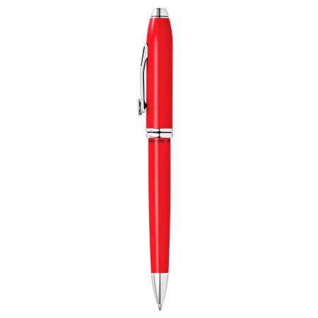 Шариковая ручка Cross Townsend - Ferrari Glossy Rosso Corsa Red Lacquer/Rhodium