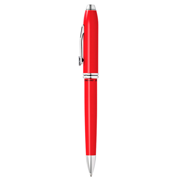 Шариковая ручка Cross Townsend - Ferrari Glossy Rosso Corsa Red Lacquer/Rhodium