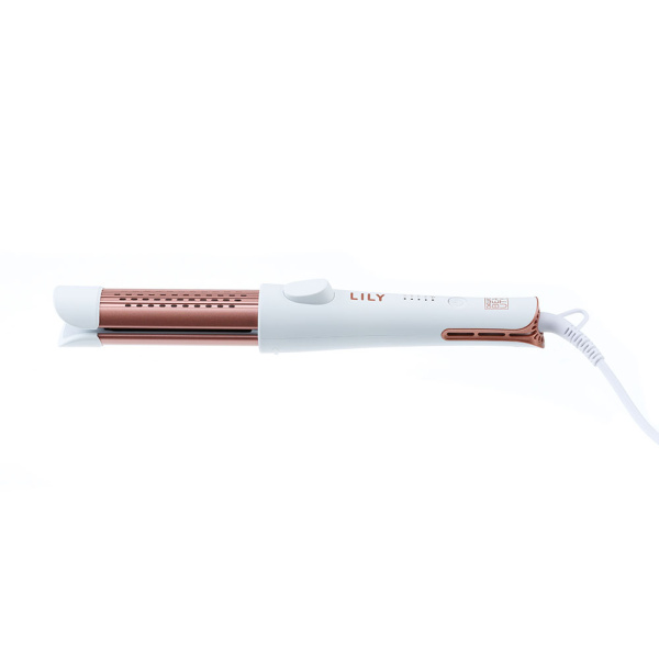 Щипцы-плойка 2-в-1 для волос DEWAL BEAUTY Lily HI2120-White