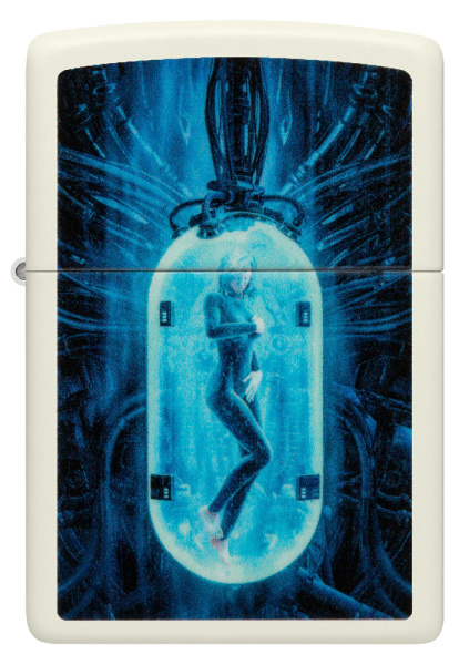 Зажигалка ZIPPO Woman in Tube с покрытием Glow In The Dark Green 48520