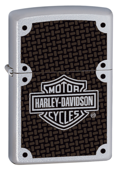 Зажигалка ZIPPO Harley-Davidson® с покрытием Satin Chrome™ 24025