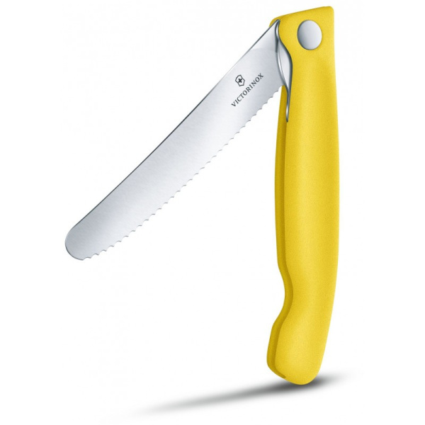Нож складной для овощей Swiss Classic 11 см VICTORINOX Жёлтый