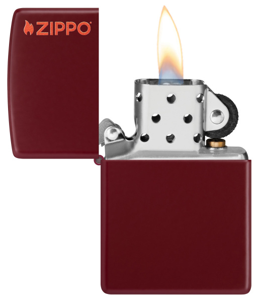 Зажигалка ZIPPO Logo с покрытием Merlot 46021ZL