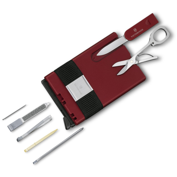 Карта-мультитул с картхолдером Victorinox SMARTCARD Wallet Iconic Red