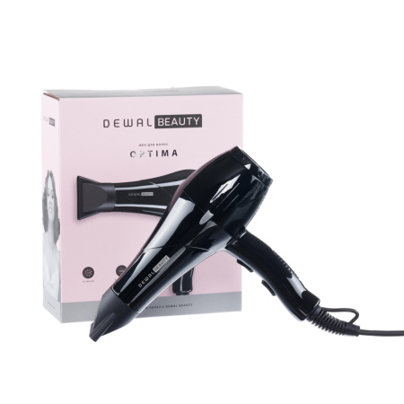 Фен DEWAL BEAUTY Optima Black HD1003-Black
