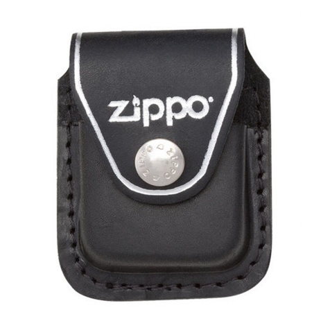 Черный кожаный чехол для зажигалки Zippo