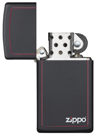 Зажигалка ZIPPO Slim® с покрытием Black Matte 1618ZB