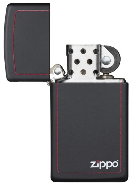 Зажигалка ZIPPO Slim® с покрытием Black Matte 1618ZB