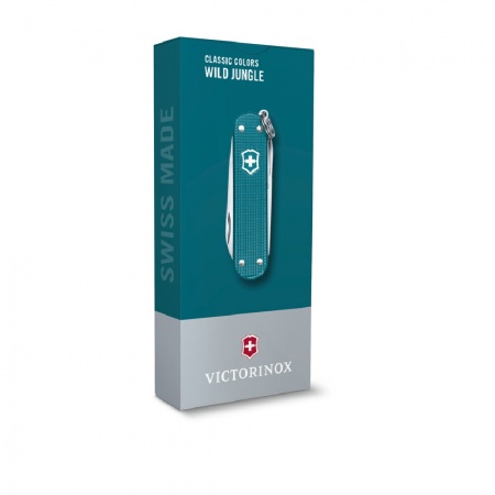 Нож-брелок Classic SD Alox Colors Wild Jungle VICTORINOX