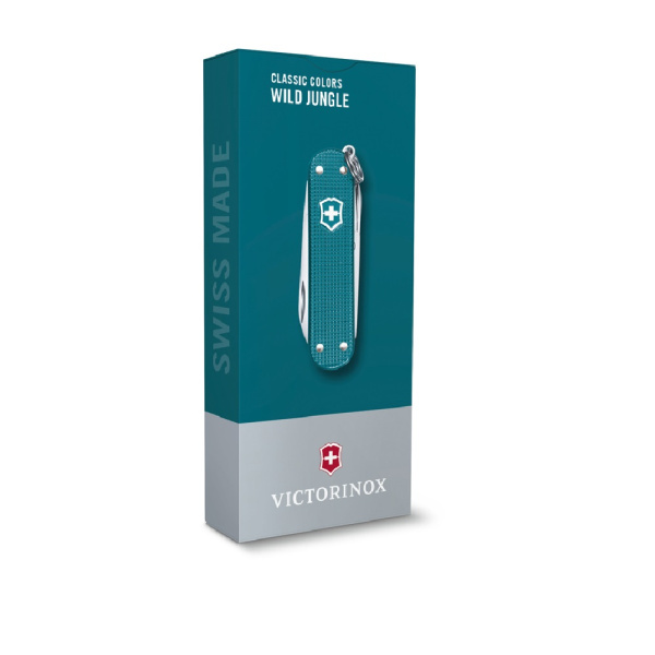 Нож-брелок Classic SD Alox Colors Wild Jungle VICTORINOX