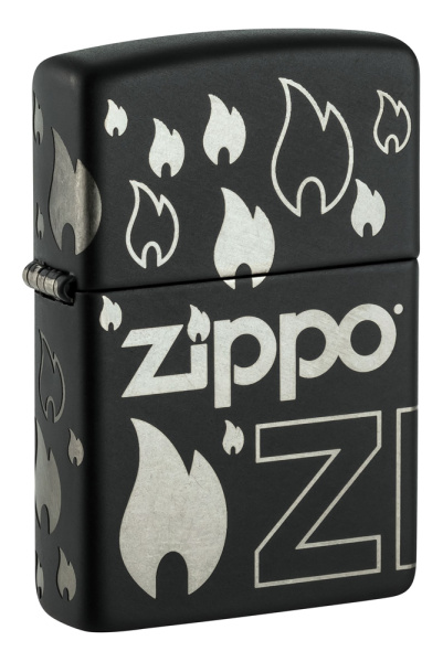 Зажигалка ZIPPO Classic с покрытием Black Matte 48908