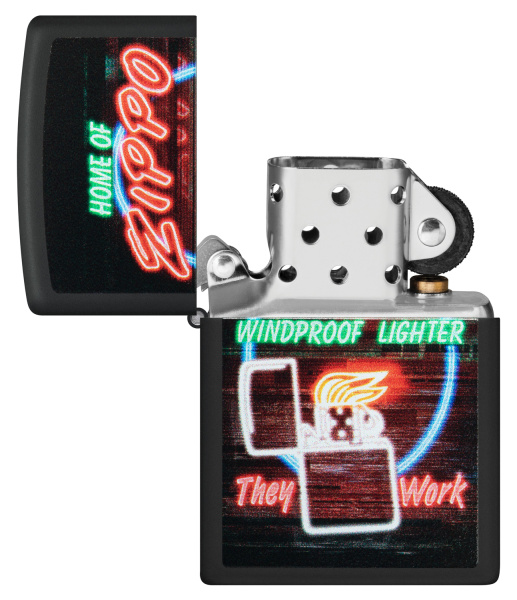 Зажигалка ZIPPO Classic с покрытием Black Matte 48455