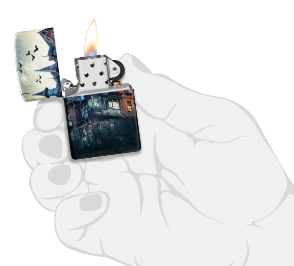 Зажигалка ZIPPO Horror House с покрытием 540 Matte 48922