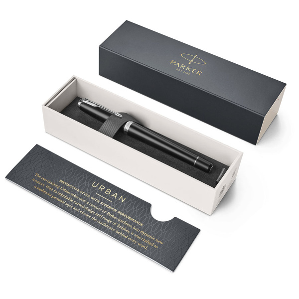 Ручка перьевая Parker Urban Core Muted Black CT