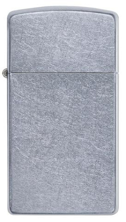 Зажигалка ZIPPO Slim® с покрытием Street Chrome™ 1607