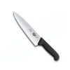 Нож Victorinox разделочный, лезвие 20 см широкое, черный