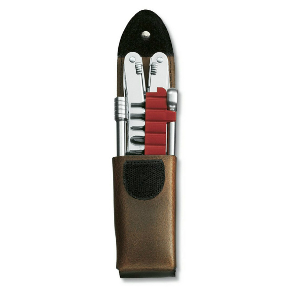 Мультитул VICTORINOX SwissTool Spirit XC Plus Ratchet в кожаном чехле