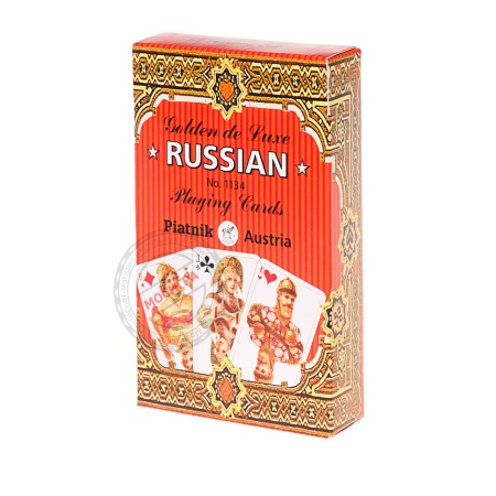 Карты игральные Golden Russian, 55 листов