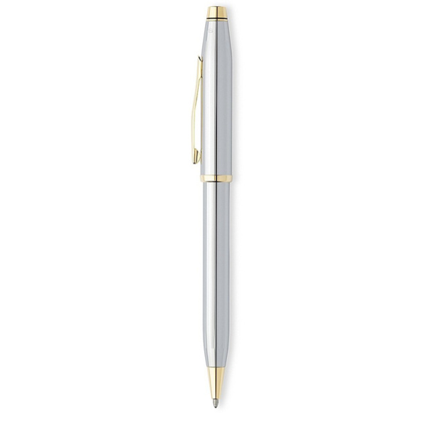 Ручка шариковая Cross Century II Medalist Chrome/23Ct Gold Plated