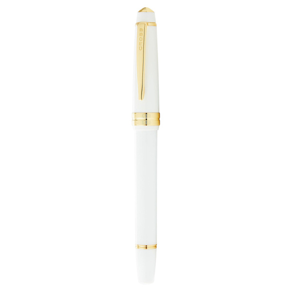 Ручка-роллер Cross Bailey - Light Polished White Resin and Gold Tone