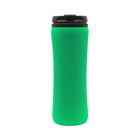 Термокружка Miora софт-тач, зеленый