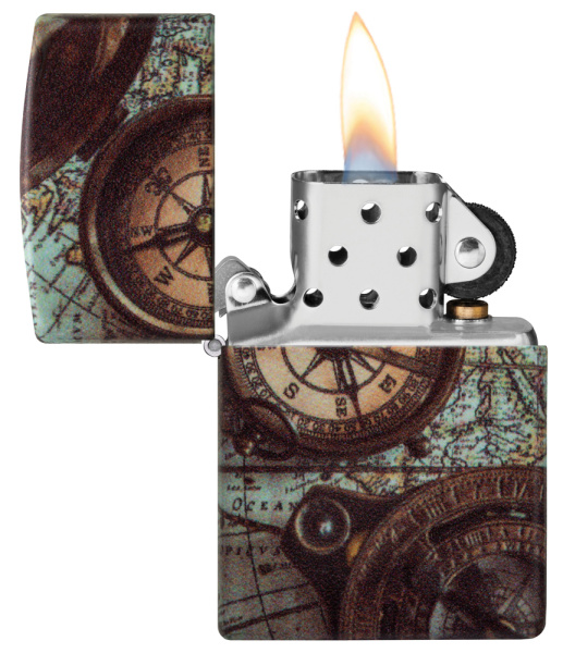Зажигалка ZIPPO Compass Design с покрытием 540 Matte 49916