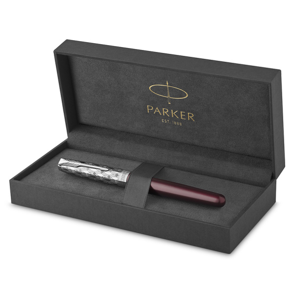 Перьевая ручка Parker Sonnet Premium F537 - Metal Red CT