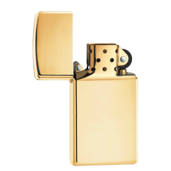 Зажигалка Zippo Slim® High Polish Brass