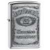 Зажигалка Zippo Jack Daniel's® Label-Pewter Emblem