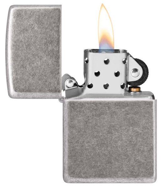 Зажигалка ZIPPO Armor® с покрытием Antique Silver 28973