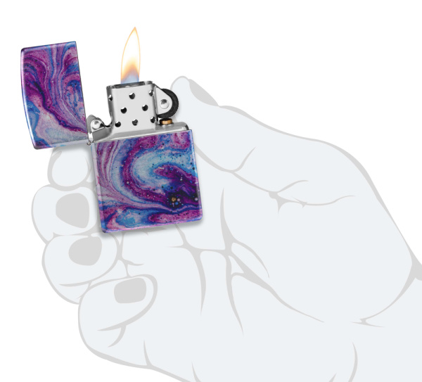 Зажигалка ZIPPO Universe Astro с покрытием 540 Tumbled Chrome 48547