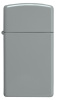 Зажигалка ZIPPO Slim® с покрытием Flat Grey 49527