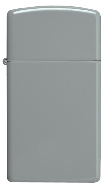 Зажигалка ZIPPO Slim® с покрытием Flat Grey 49527