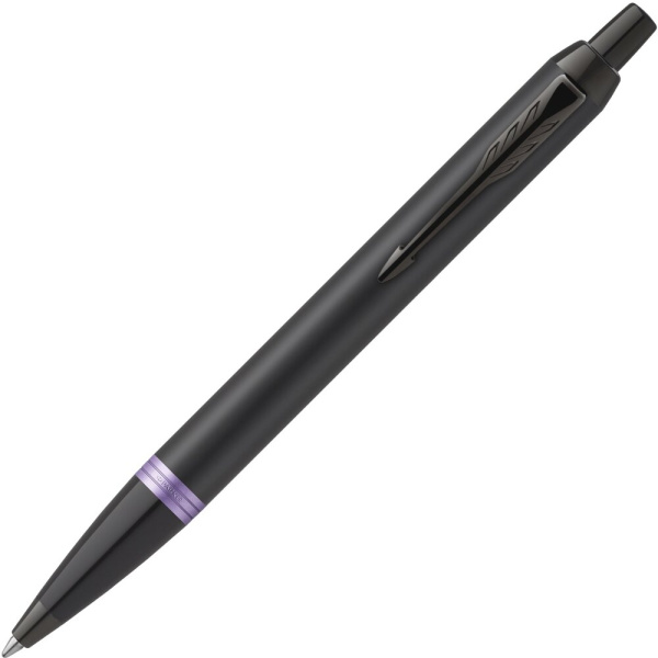 Шариковая ручка Parker IM Vibrant Rings K315 - Amethyst Purple PVD, M
