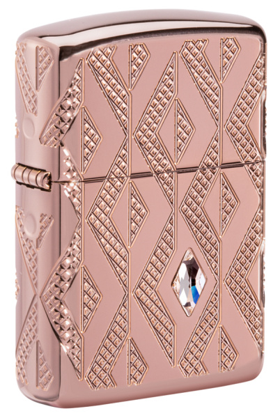 Зажигалка ZIPPO Armor® Geometric с покрытием Rose Gold 49702